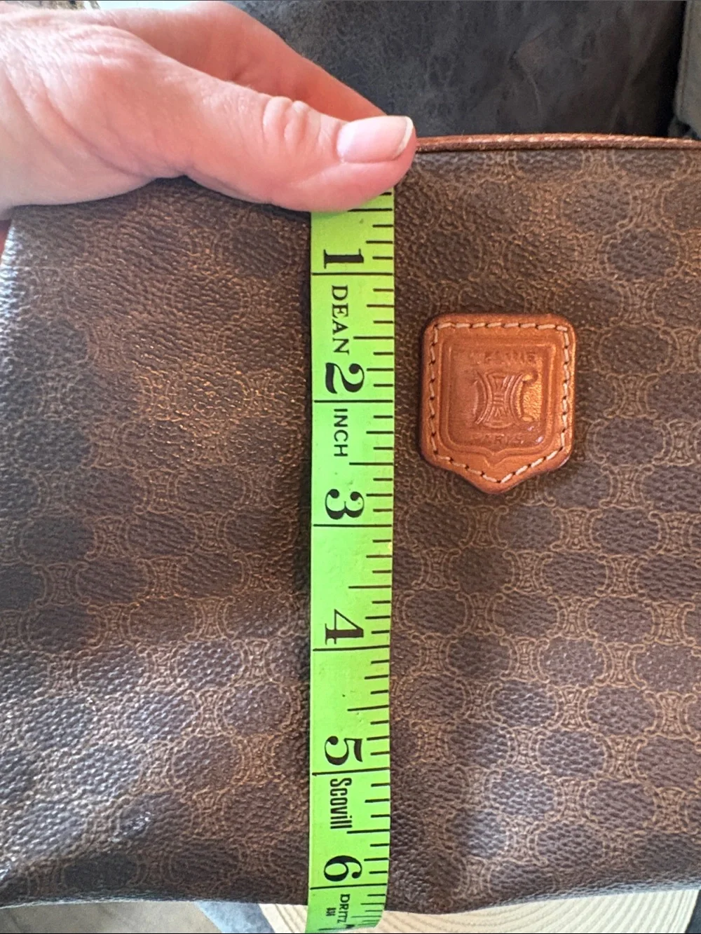 Celine Macadam Cosmetic/toiltry Pouch